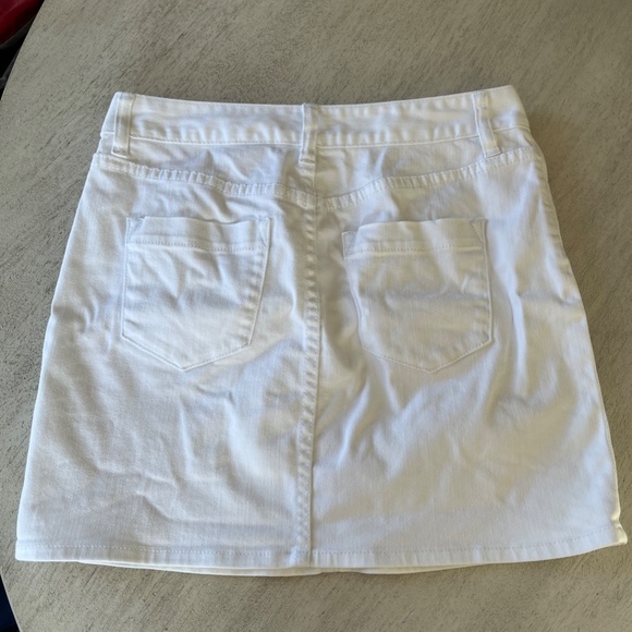 J Crew White Denim Skirt - Picture 4 of 4